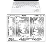 Tasti di scelta rapida, parole in PVC, e guida di riferimento rapida, adesivi per tasti di scelta rapida da tastiera per laptop, adesivi per tasti di scelta rapida per desktop e laptop