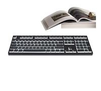Tasti meccanici per tastiera, PBT traslucidi, set di tappi per tasti di design, compatibili con modelli di tastiera comuni. La combinazione di caratteri migliorati