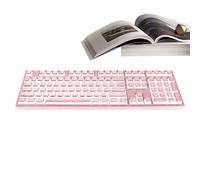 Tasti meccanici per tastiera, PBT traslucidi, set di tappi per tasti di design, compatibili con modelli di tastiera comuni. La combinazione di caratteri migliorati