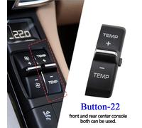 Tasti per pulsanti del volume, della temperatura e della ventola di raffreddamento della console anteriore