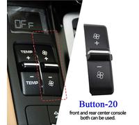 Tasti per pulsanti del volume, della temperatura e della ventola di raffreddamento della console anteriore