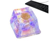 Tasti per tastiera in resina sintetica con tasto posteriore - Tasti creativi | Resina Camellia Sa Prof Tasti Keycap, ricambio fai da te lucido grazie al cappuccio traslucido R4 per Tas meccaniche