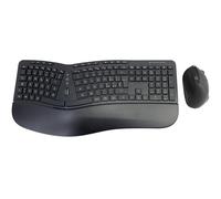 Tastiera+Mouse Wireless Ergonomic 1600 Dpi 125 Tasti