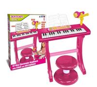Bontempi 13 3771 MiniKeyFun Tastiera a 37 Tasti con Microfono Sgabello e Leggio
