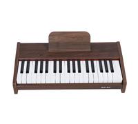 Tastiera a 37 Tasti, Tastiera per Pianoforte Elettronica a Batteria con Motivo a Grana di Noce, Tastiera Portatile per Insegnamento Educativo della Tastiera Musicale, per