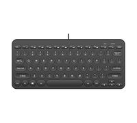 Tastiera a 78 tasti con copritasti rotondi Accessori pulsante mute cablata tramite USB per notebook universale