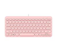 Tastiera a 78 tasti con copritasti rotondi Accessori pulsante mute cablata tramite USB per notebook universale