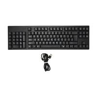 Tastiera a sinistra GearWell, tastiera da tipizzazione cablata USB da 109 chiavi con doppio hub USB, tastiera del computer business per XP 7 8 10