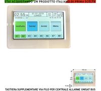 Tastiera Aggiuntiva Unisat 2 Touch Screen Schermo LCD 4,3 Pl. Colori Colleg. BUS