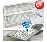 Tastiera Alubeschichtung Funkmouse Cherry DW8000 Radio 2,4 GHZ Alu Turco New