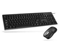 Atlantis Land WK608M Kit Tastiera e Mouse USB Layout IT Nero