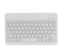 Tastiera Bluetooth 3.0 per dispositivi Apple iPad Samsung, tastiera wireless ricaricabile con batteria a lunga durata e struttura leggera, universale.