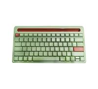 Tastiera Bluetooth con Slot per scheda Tastiera Doppia Modalità Supporto Tablet Telefono Android Computer Portatile Desktop Verde
