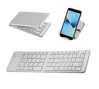 Tastiera Bluetooth pieghevole, portatile, ricaricabile, tascabile, senza fili, con custodia protettiva, pieghevole magnetica per Android, iOS, tablet, PC, pad/telefono