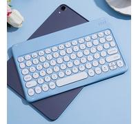 Tastiera Bluetooth portatile in stile retrò sottile, simile a una macchina da scrivere.