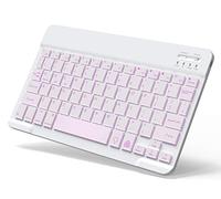 Tastiera Bluetooth retroilluminata Piccola Tastiera Wireless Portatile Ricaricabile Illuminata per Android Samsung Tablet Cellulare Smartphone iPad A16 11a 10a Generazione iPad Pro Air Mini iPhone