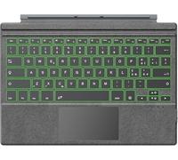 Tastiera Bluetooth retroilluminata QWERTY Italiana per Microsoft Surface Pro 3/4/5/6/7/7+, tastiera staccabile con 7 colori di retroilluminazione e modalità standby automatica
