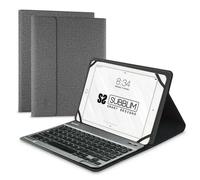 Tastiera Bluetooth rimovibile Subblim - Custodia universale 9-10.1" - Design ultrasottile - Supporto regolabile - Accesso a tut