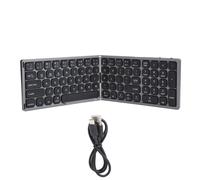 Tastiera Bluetooth wireless pieghevole, design ultrasottile con tastierino numerico per un'efficienza di livello aziendale, la compatibilità con