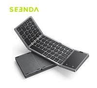 Tastiera Bluetooth Wireless pieghevole Seenda tastiere portatili pieghevoli ricaricabili per PC Mac Smartphone Windows iOS Android