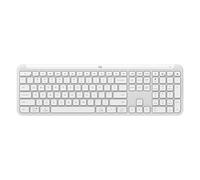 Tastiera Bluetooth wireless silenziosa sottile Logitech K950 (bianca)