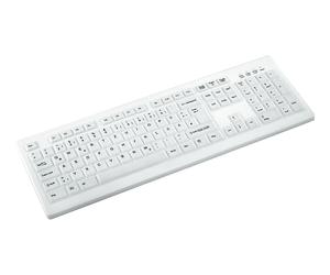 TASTIERA CABLATA ACTIVE KEY AK-C8100F a membrana compatibile con PC - QWERTZ