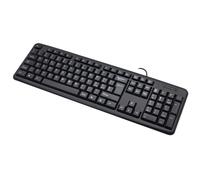 TASTIERA CABLATA USB CON FILO DA SCRIVANIA UFFICIO ECONOMICA COMPUTER FISSO PC