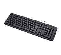TASTIERA CABLATA USB CON FILO DA SCRIVANIA UFFICIO ECONOMICA COMPUTER FISSO PC
