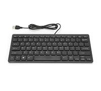 Tastiera cablata USB Plug Play, Gigicial 78 tasti Tastiera per computer Tastiera silenziosa portatile personale per PC desktop portatile