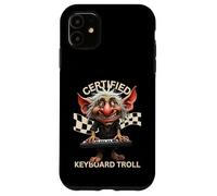 Tastiera certificata Troll Fun Meme Musica Per Lui Custodia per iPhone 11