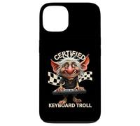 Tastiera certificata Troll Fun Meme Musica Per Lui Custodia per iPhone 13