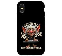 Tastiera certificata Troll Fun Meme Musica Per Lui Custodia per iPhone X/XS
