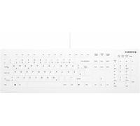 CHERRY Tastiera AK-C8112 USB cablata QWERTZ tedesca 105 tasti Bianco
