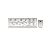 CHERRY DW 8000 Tastiera Mouse incluso QWERTY universale RF senza fili argento, bianco, inglese americano - Nouvo