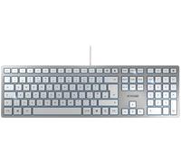 Cherry Tastiera Kc 6000 Slim German QWERTZ Silver / White