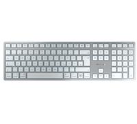 CHERRY KW 9100 SLIM FOR MAC tastiera USB + Bluetooth QWERTZ Tedesco Argento