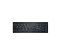 CHERRY KW X ULP, Tastiera High-End Meccanica Ultrapiatta, Layout per l'Unione Europea QWERTY, Tastiera Multidispositivo Senza Fili per fino a 4 Dispositivi, Ricaricabile, Nero, Layout EU - QWERTY