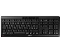 CHERRY STREAM KEYBOARD WIRELESS, Tastiera Senza Fili, Layout per Repubblica Ceca/Slovacchia (QWERTZ/QWERTY), Wireless 2,4 GHz, Tasti Silenziosi, Alimentazione a Batteria, Nero