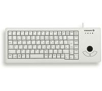 G84-5400LUMEU-0 - Tastiera, USB, grigia, compatta, con trackball (US)