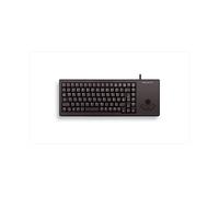 G84-5400LUMEU-2 - Tastiera, USB, nera, compatta, con trackball (US)