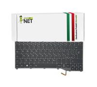 Tastiera compatibile con Fujitsu Lifebook P727 P728 Retroilluminata