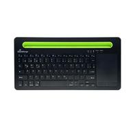 Tastiera compatta MediaRange nera 78 tasti con touchpad wireless NEW