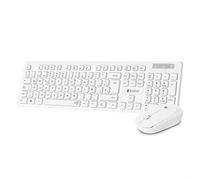 Subblim Combo Business Slim - Teclado y ratón inalámbricos - Ergonomía y silencio - 24G - Color Blanco