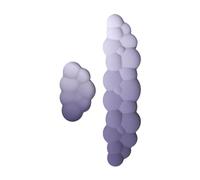 Tastiera con poggiapolsi nel cloud, poggiapolsi con tastiera cloud, 2 poggiapolsi a forma di , bel bracciolo per tastiera, poggiapolsi ergonomico in memory foam, supporto