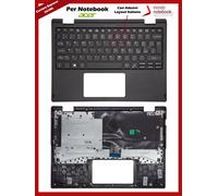 Tastiera con Top Case ACER TravelMate Spin TMB118-G2 con Adesivi Layout ITALIAN