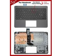 Tastiera con Top Case HP Stream 11 Pro G4 con Adesivi Layout ItalianoV135246HS3