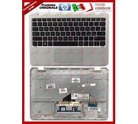 Tastiera con Top Case HP x2 - 10-p017nl (Silver/Nera) Layout Italiano