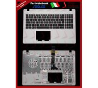 Tastiera con Top Case Italiana Bianca ORIGINALE ASUS F550CC