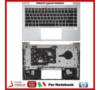 Tastiera con Top Case Originale HP Probook 440 G8 Con Adesivi Layout ITALIANO
