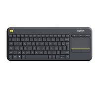 Logitech K400 Plus tastiera RF Wireless AZERTY Francese Nero